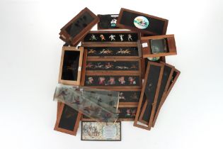 A Large Collection of Victorian Magic Lantern Slides,