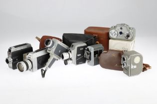 A Canon Auto Zoom 814 Super 8 and Other Cine Cameras