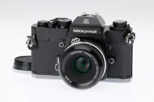 A Nikon Nikkormat EL 35mm SLR Camera