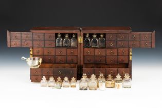 A Very Fine Georgian Travelling Medicine Apothecary Chest