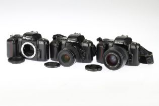 A Selection of Nikon 35mm AF SLR Cameras