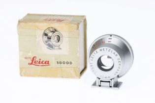 A Leica SGOOD 85mm Optical Viewfinder,