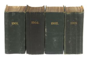 A British Journal Photographic Alamanc 1901, 1904, 1905 & 1909