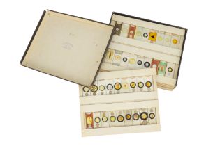 Large Case of Various Microscope Slides,