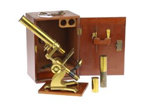 Society of the Arts Pattern Microscope By Steward,