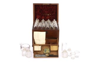 A Victorian Domestic Chemist, Apothecary, Medicine Chest,