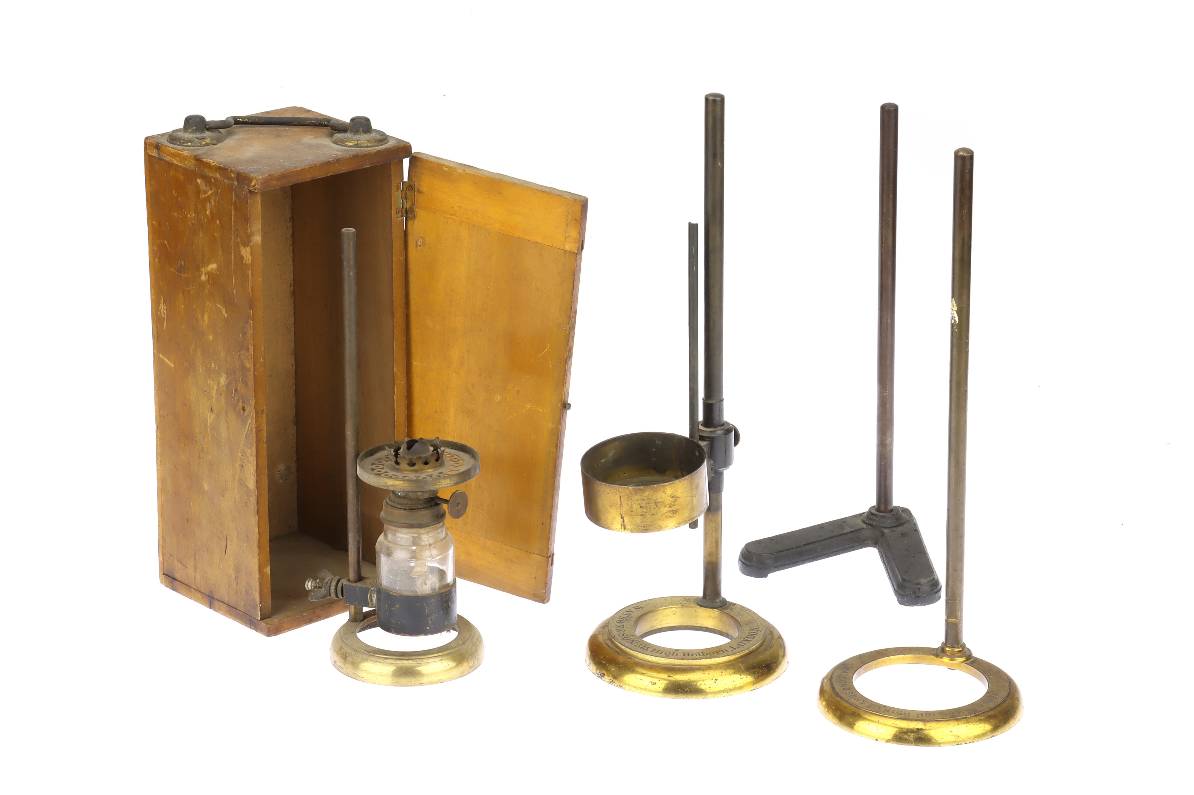 A Collection of Microscope Lamp Parts,