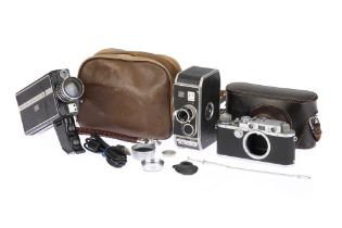 A Leica IIIf Rangefinder Camera Body,