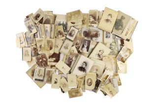 A Large Collection of Carte De Visite Photographs,