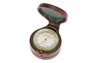 Combination Pocket Aneroid Barometer & Compass