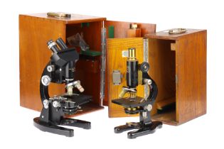 Large Binocular Microscope & Other,