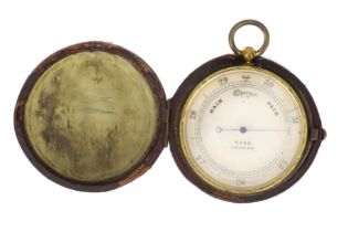 Small Pocket Aneroid Barometer, By Ross,