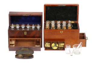 2 Apothecary, Domestic Medicine Chests,