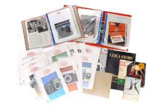 A Collection of Leica Literature and Classic Camera Magazines