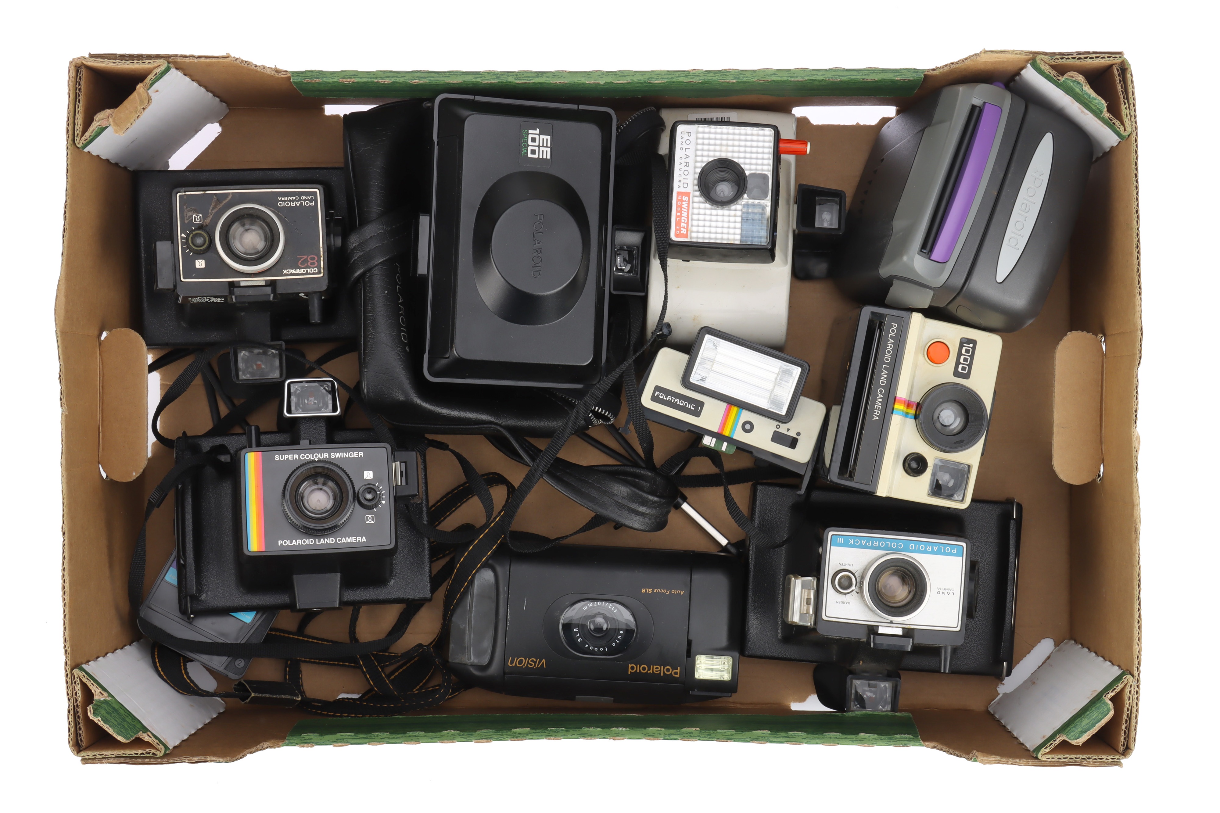 A Selection of Polaroid Instant Camears,