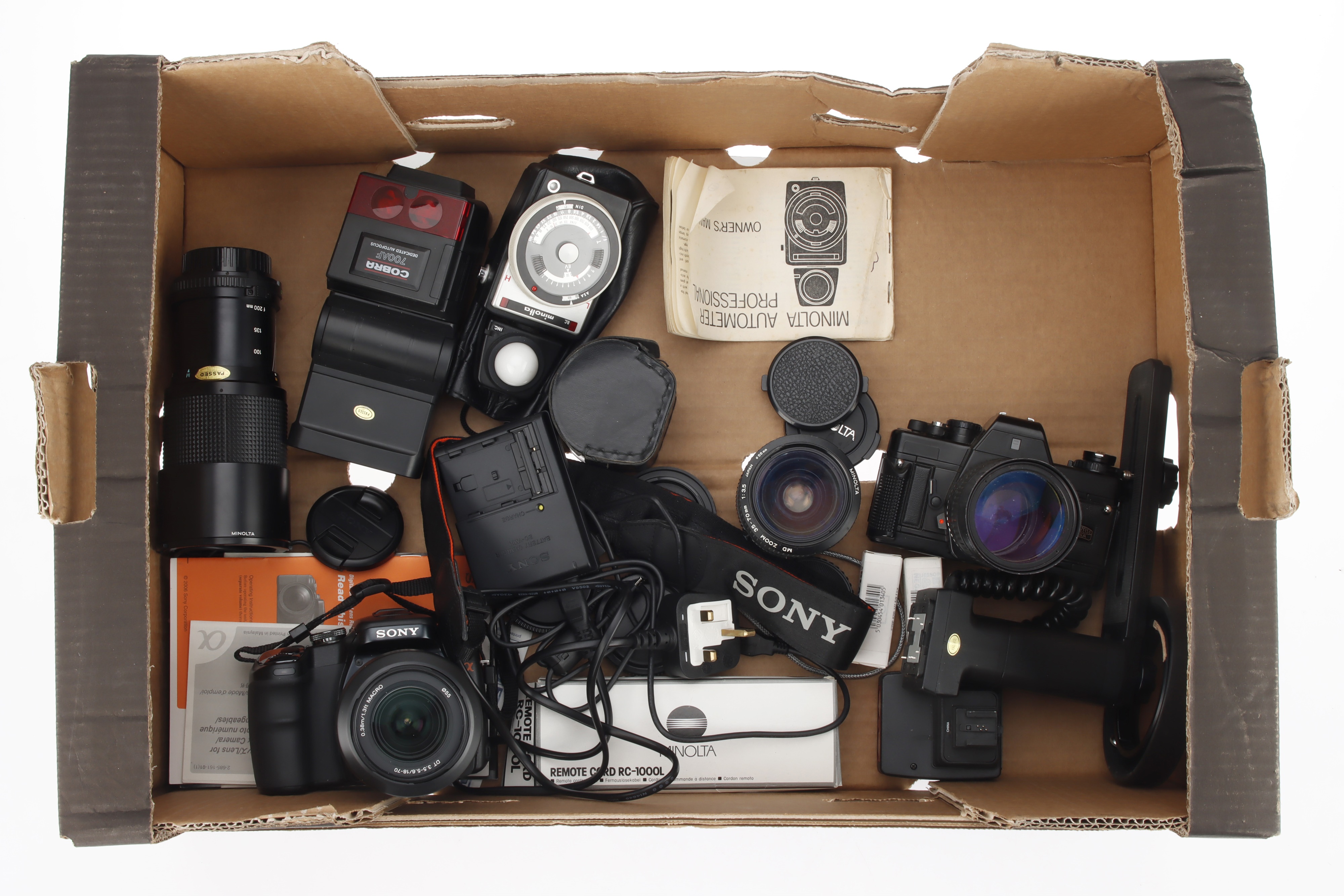 A Mixed Selection of Cameras and Accessories