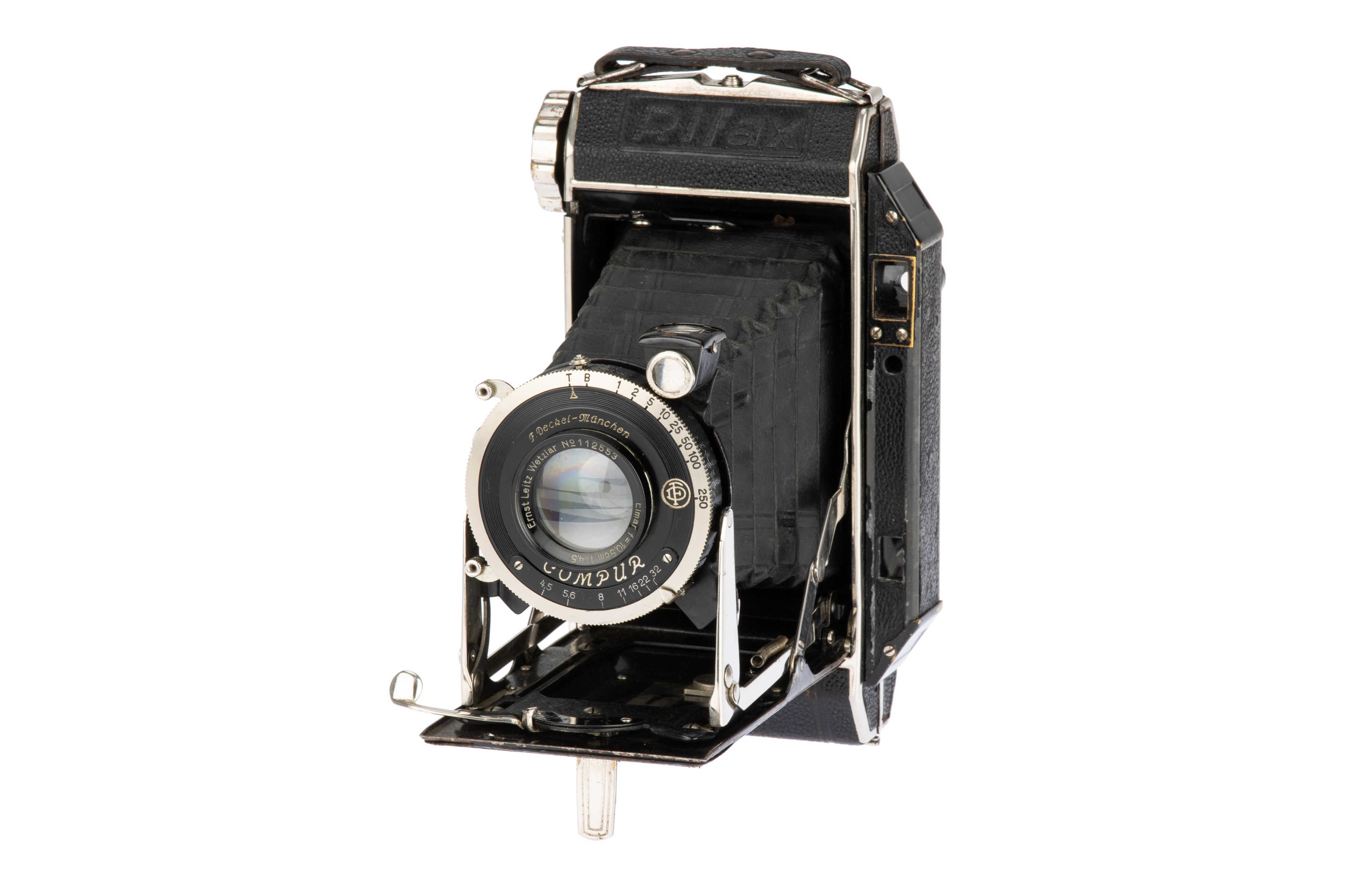 A Beier Rifax Medium Format Folding Rangefinder Camera,