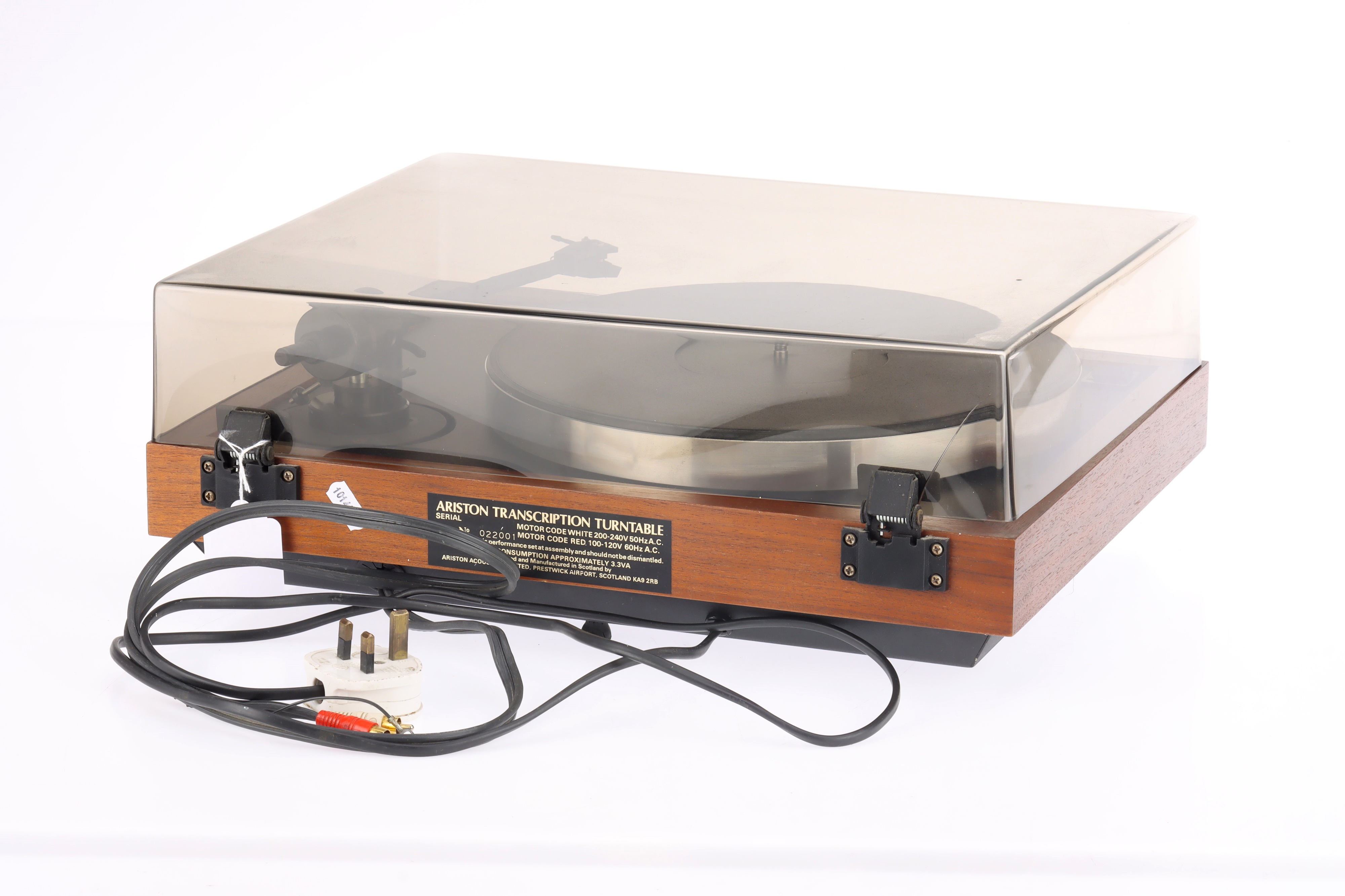 An Ariston RD 80 Transcription Deck / Turntable, - Image 5 of 5