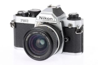 A Nikon FM2 35mm SLR Camera
