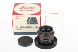 A Leitz Summicron-R f/2 50mm Lens,