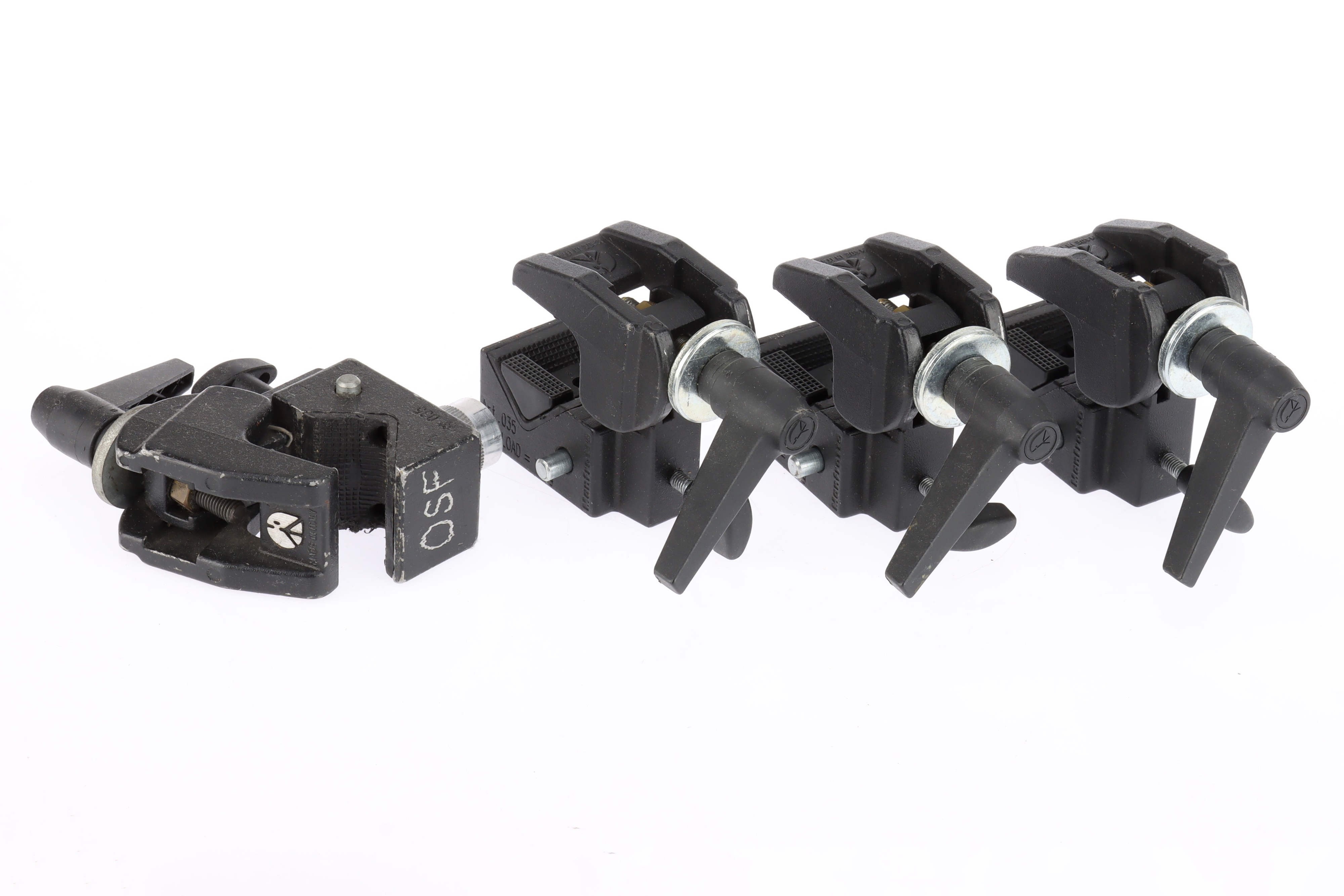 A Selection of Four Manfrotto Art 035 Studio Clamps, - Image 2 of 2