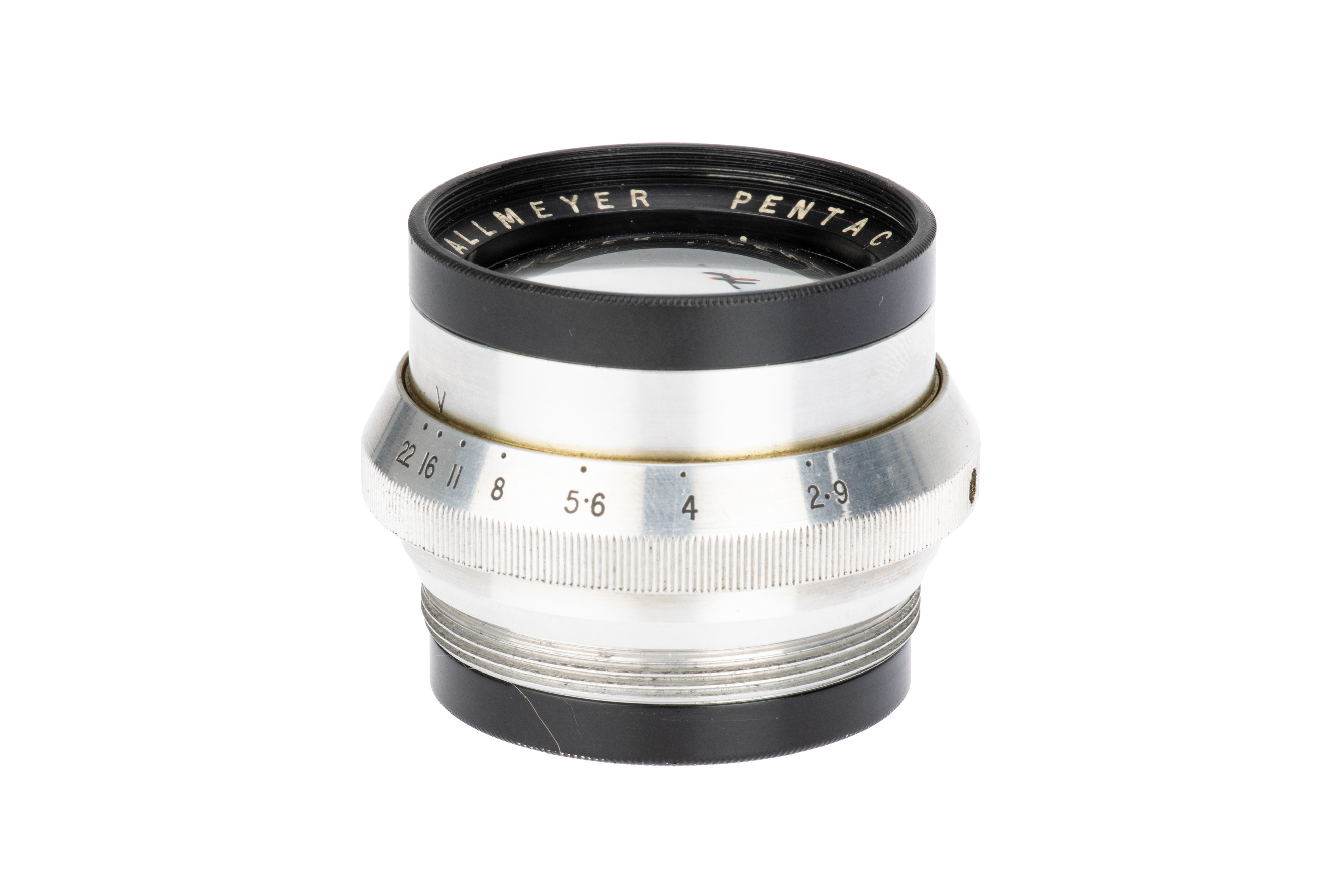 A Dallmeyer Pentac f/2.9 4" Lens,