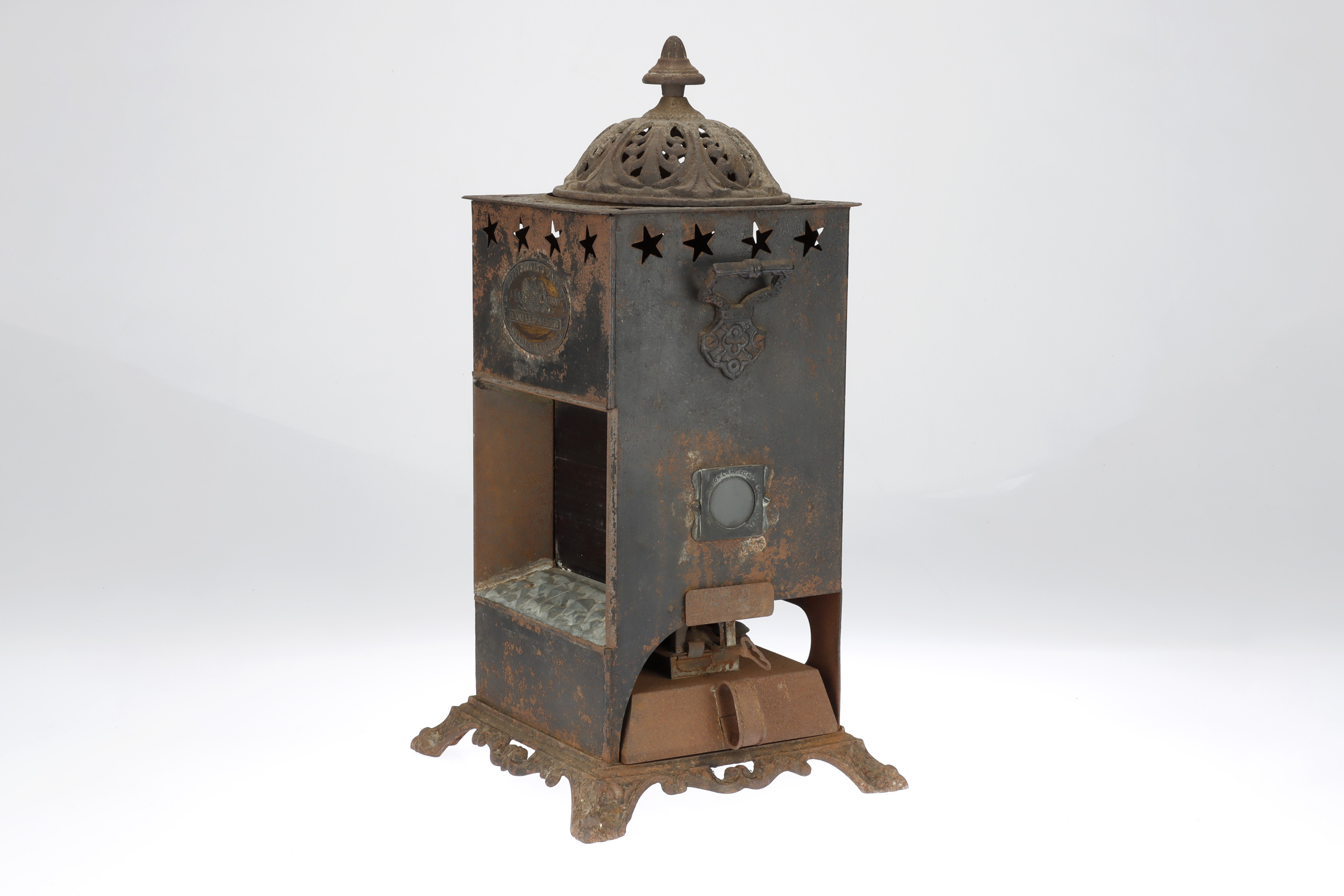 A Rippingille`s Patent Stove by the Albion Lamp Company,