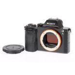 A Sony A7S Digital Mirrorless SLR Camera,