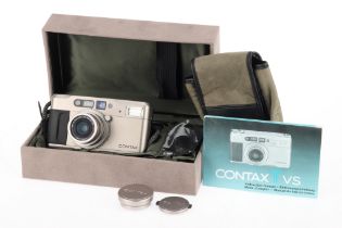 A Contax TVS 35mm Compact Camera,