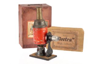 An 'Elecrta' Children's Tin Plate Magic Lantern,