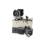 An Arca Swiss Pro III 4 x 5 Monorail Camera Outfit