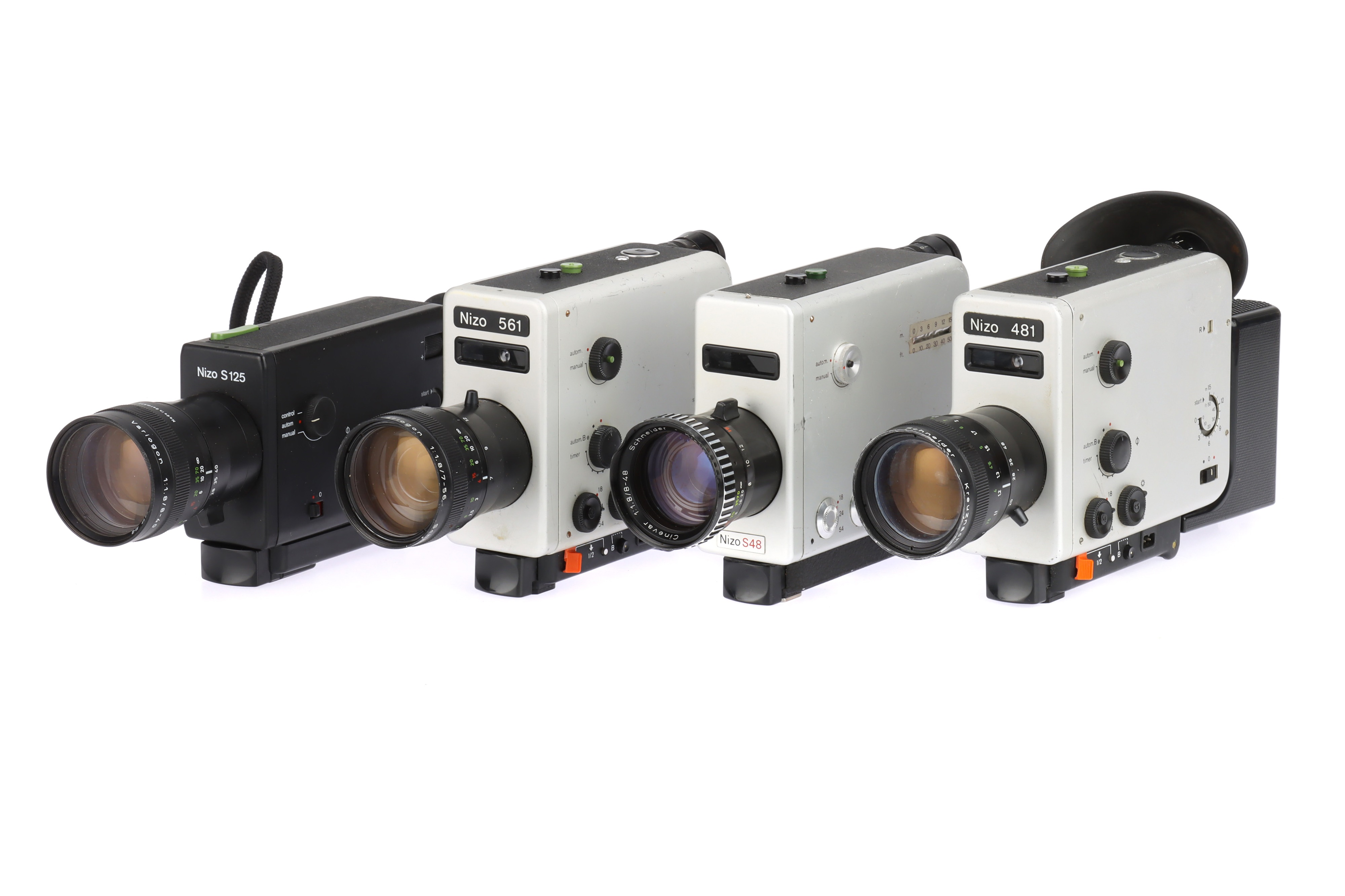 A Mixed Selection of Braun Nizo Super 8 Motion Picture Camera,