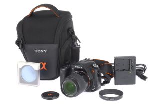 A Sony Alpha 300 Digital SLR Camera