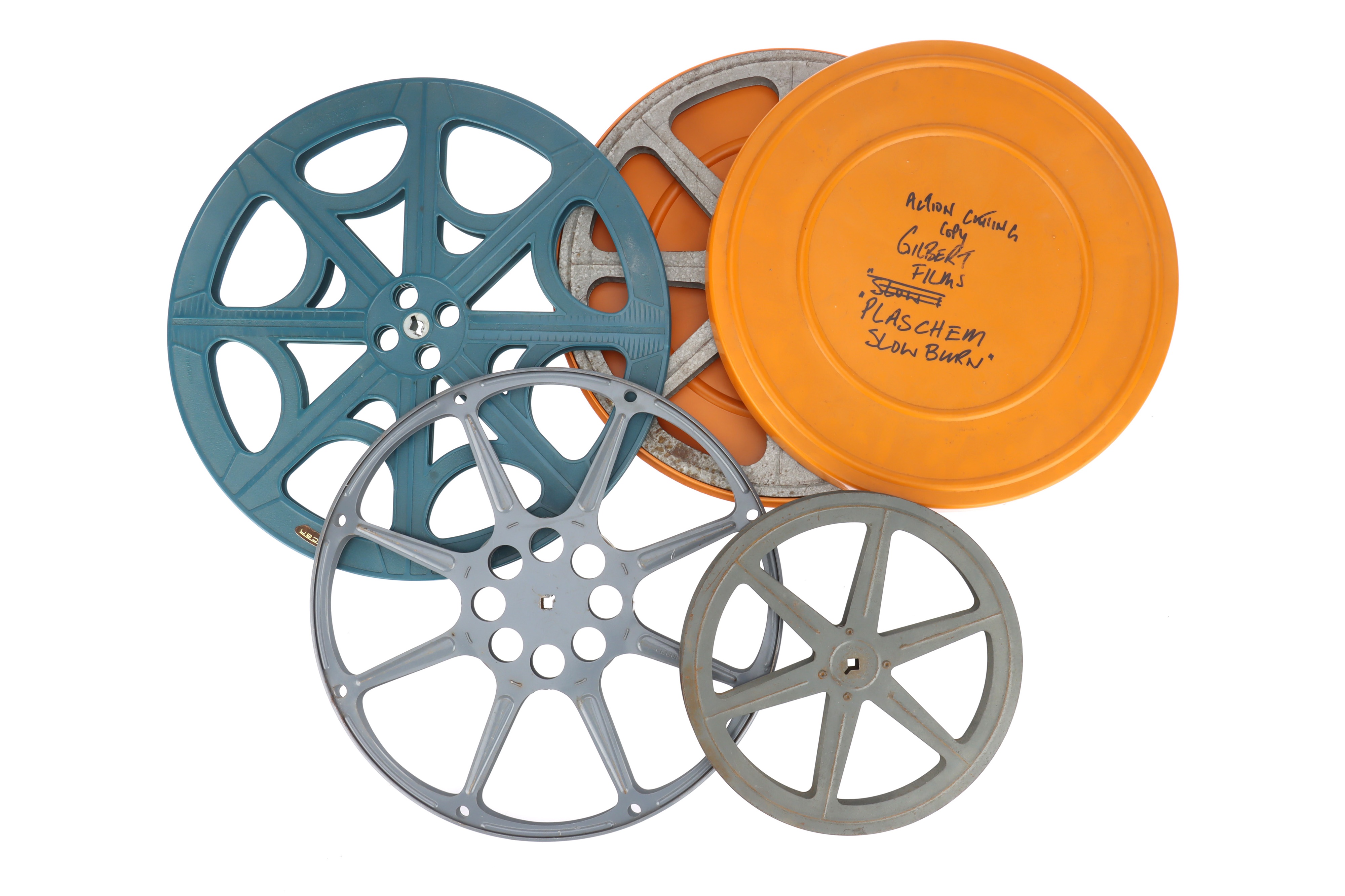 A Selection of 16mm Motion Picture Film Spools,