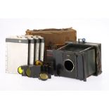 A Goerz Anschutz Deluxe Folding Strut Camera,