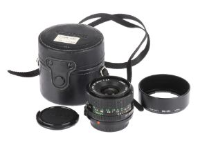 A Canon FDn f/2.8 35mm Lens
