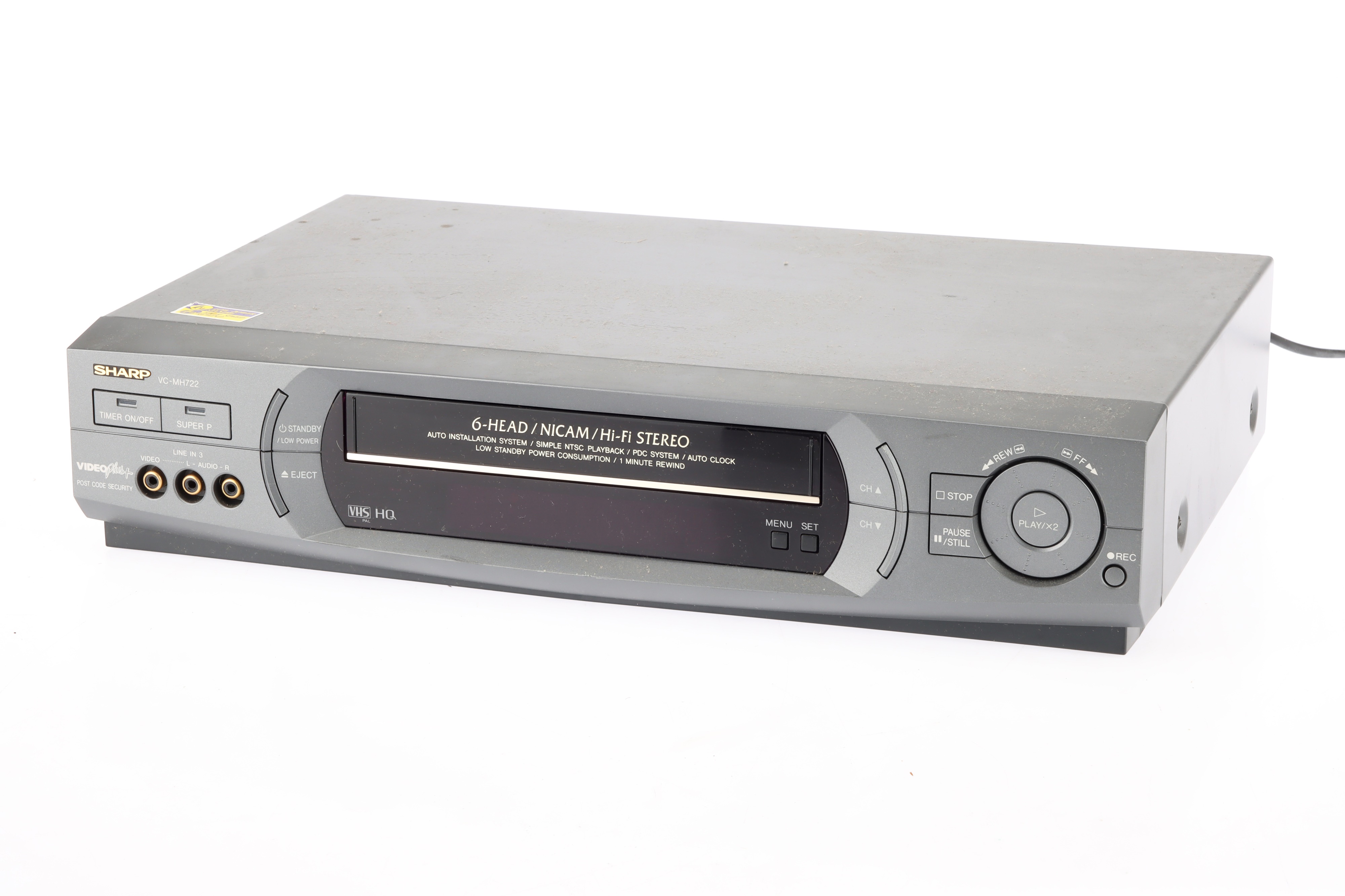 A Sharp VC-MH722 VHS Player Unit, - Image 2 of 3