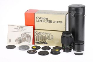 A Canon FDn Macro f/4 100mm Lens