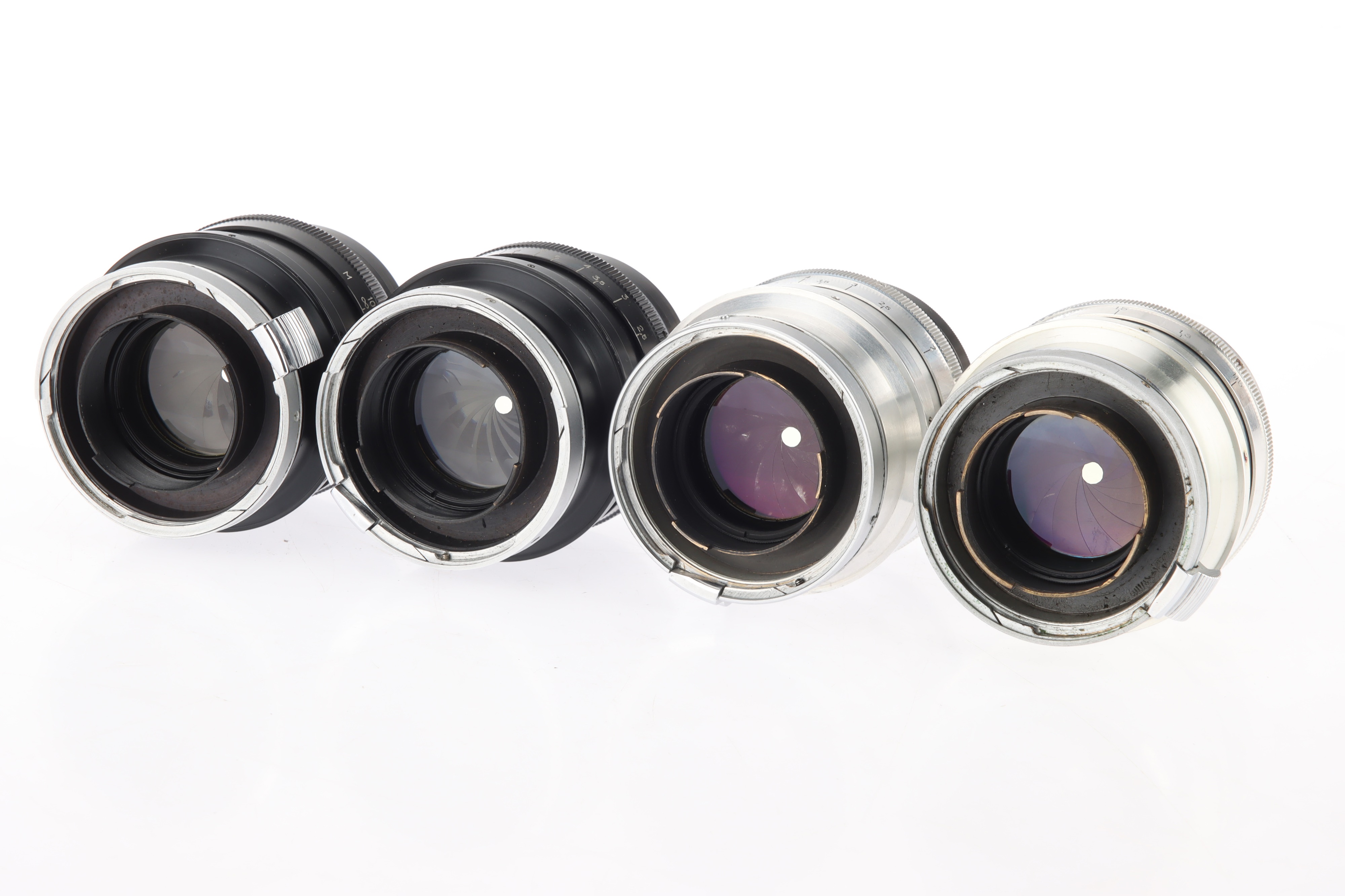 Four Jupiter-9 f/2 85mm Rangefinder Camera Lenses, - Image 3 of 3