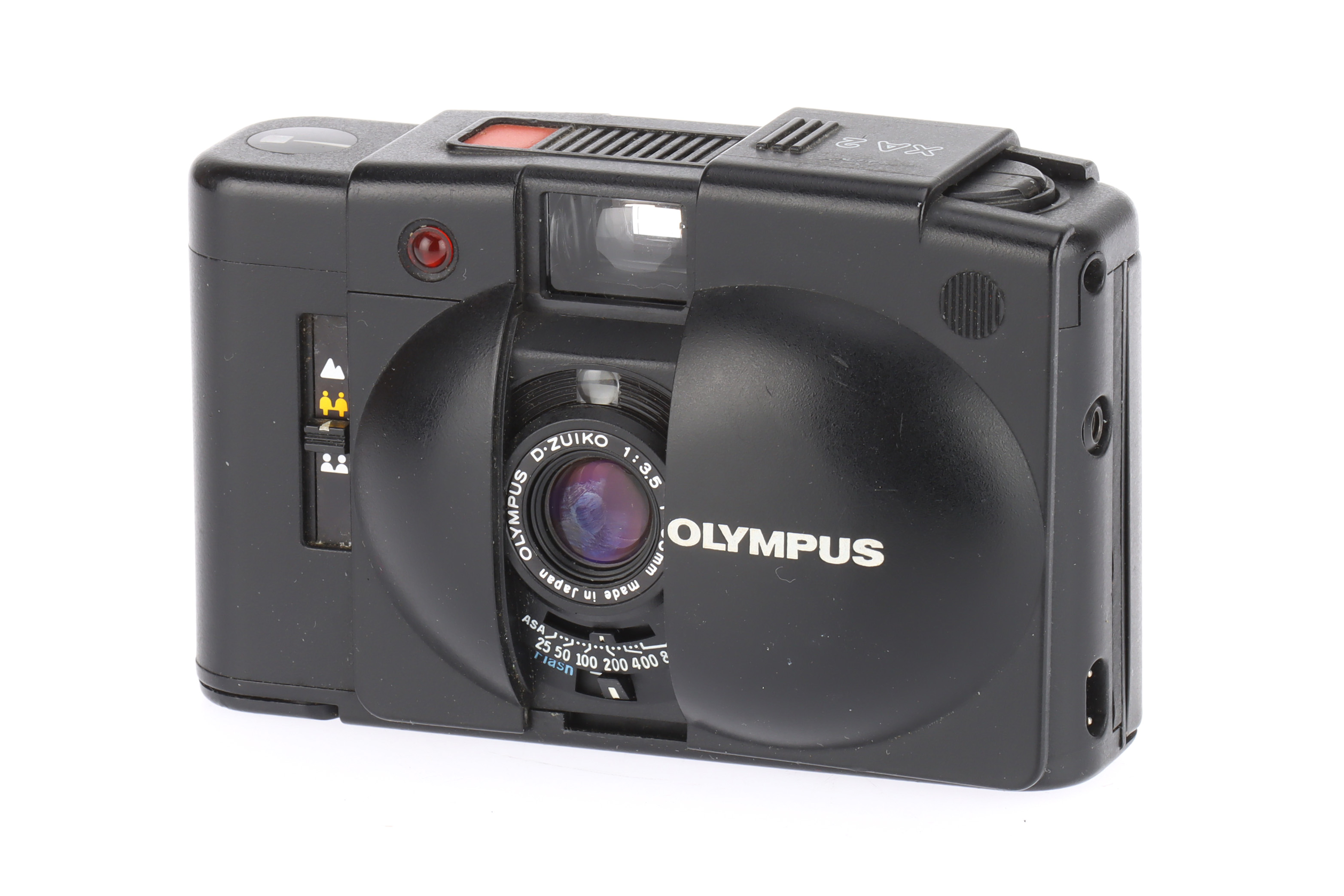 An Olympus XA-2 Compact 35mm Camera