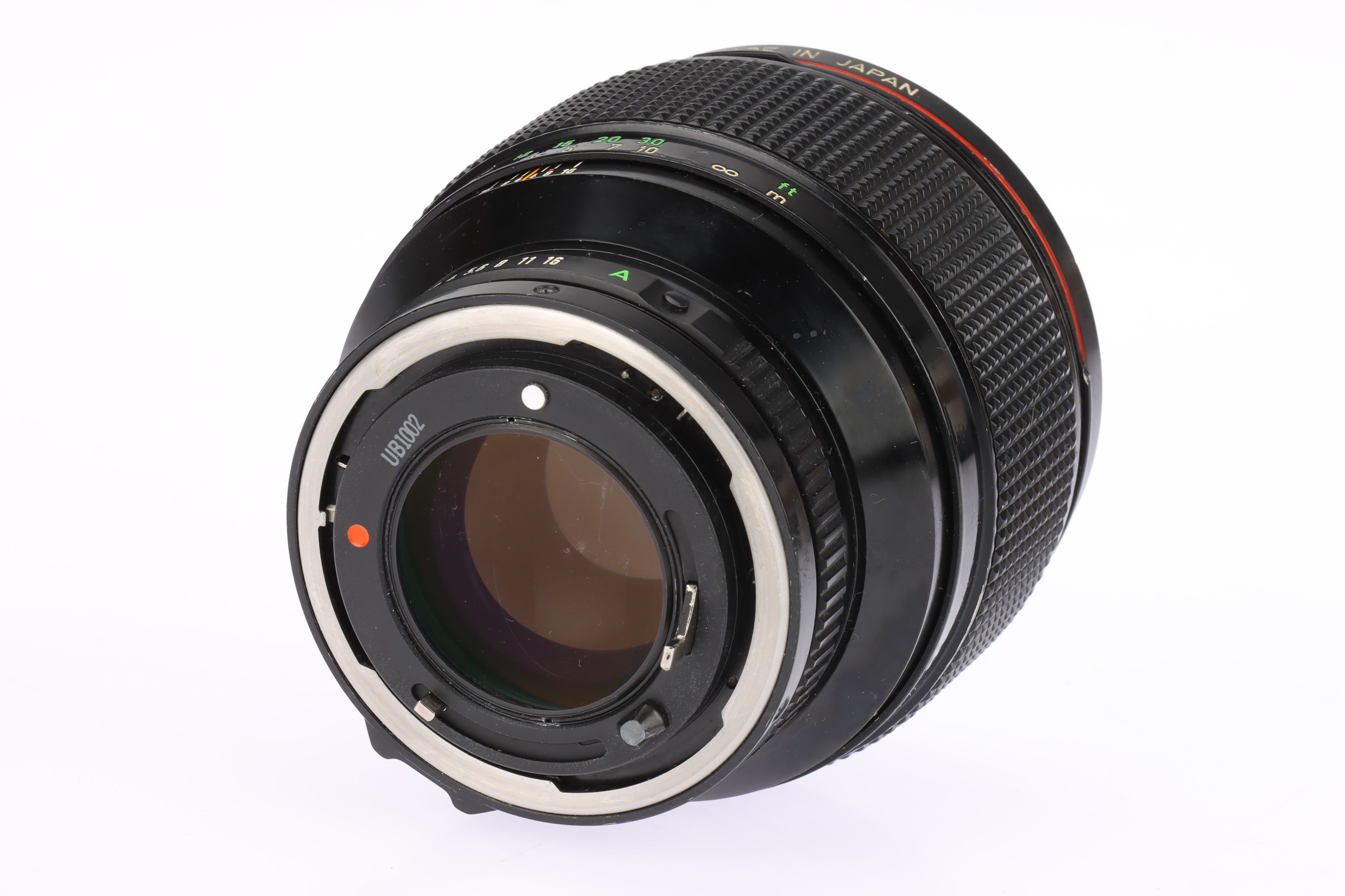 A Canon Lens FD 85mm f/1.2 L, - Image 3 of 3