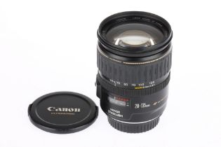 A Canon Zoom Lens EF 28-135mm f/3.5-5.6 IS Camera Lens,
