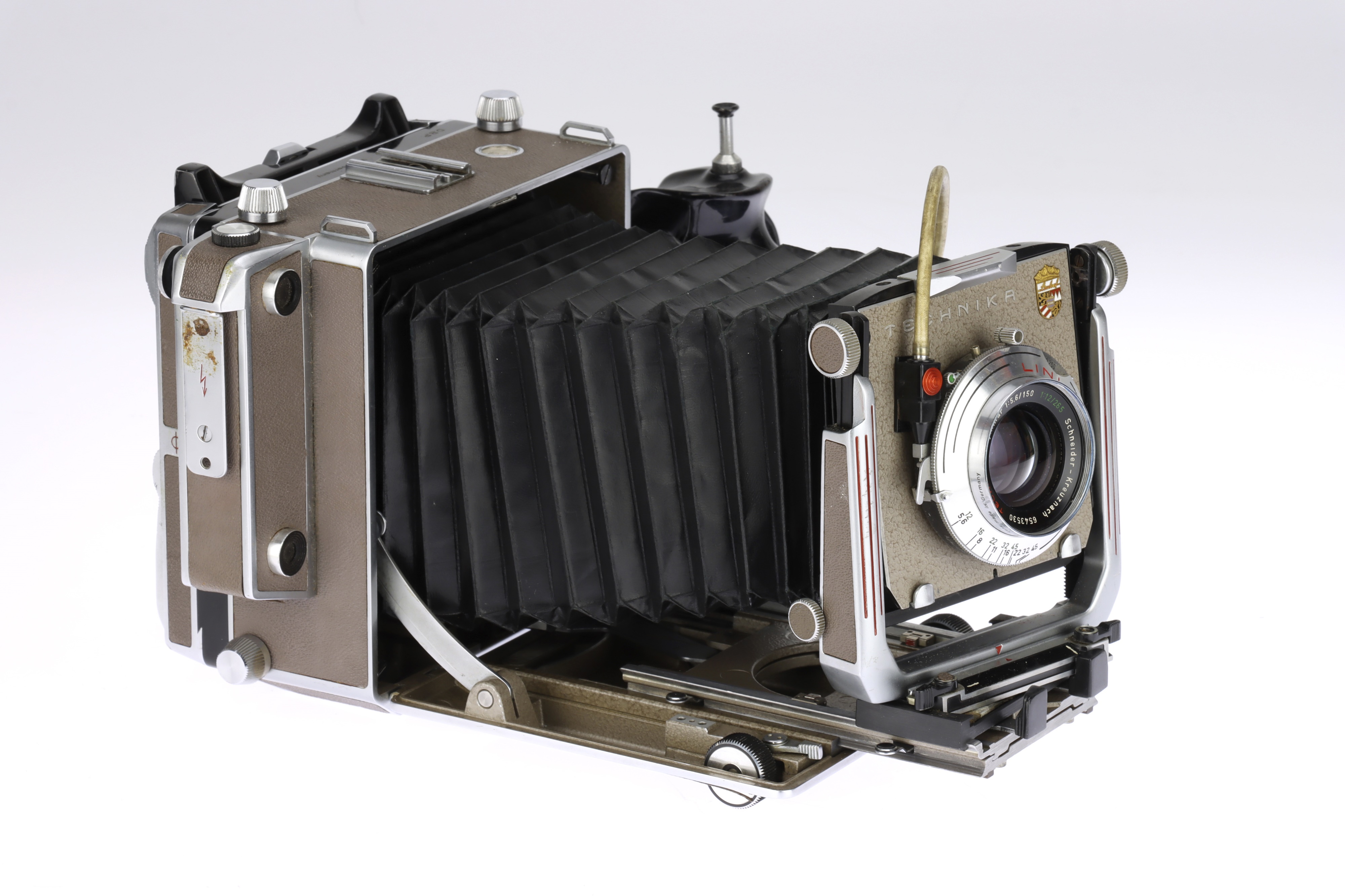 A Linhof Technika IV 4x5 Large Format Folding Rangefinder Camera, - Image 2 of 4