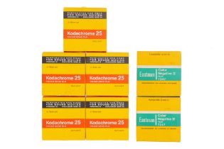 Seven Rolls of Expired Kodak 16mm Motion Picture Camera Film