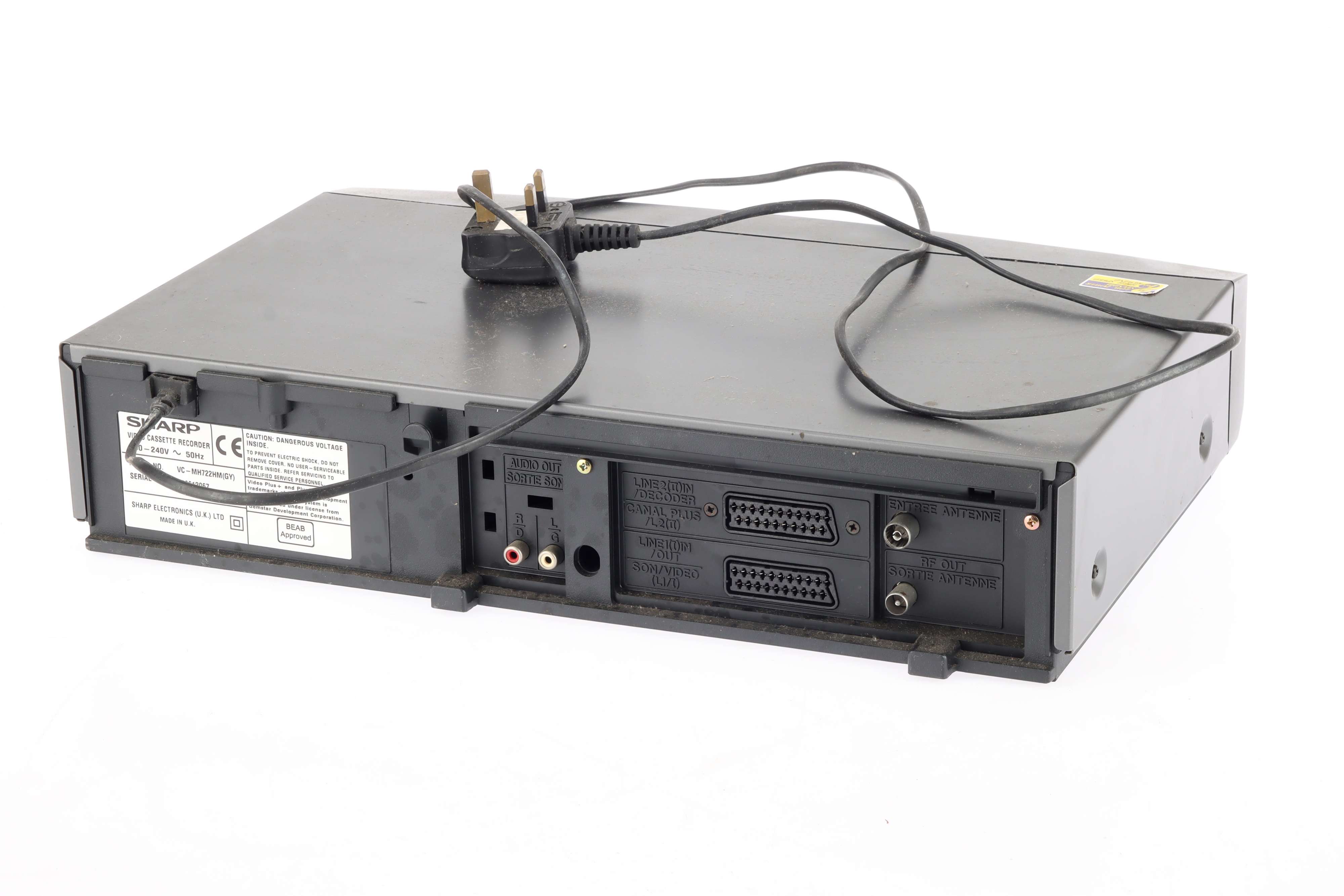 A Sharp VC-MH722 VHS Player Unit, - Bild 3 aus 3