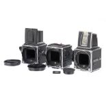 Three Hasselblad Medium Format Camera Bodies