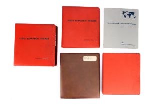 A Selection of Historic Kodak Management Programme Binders,