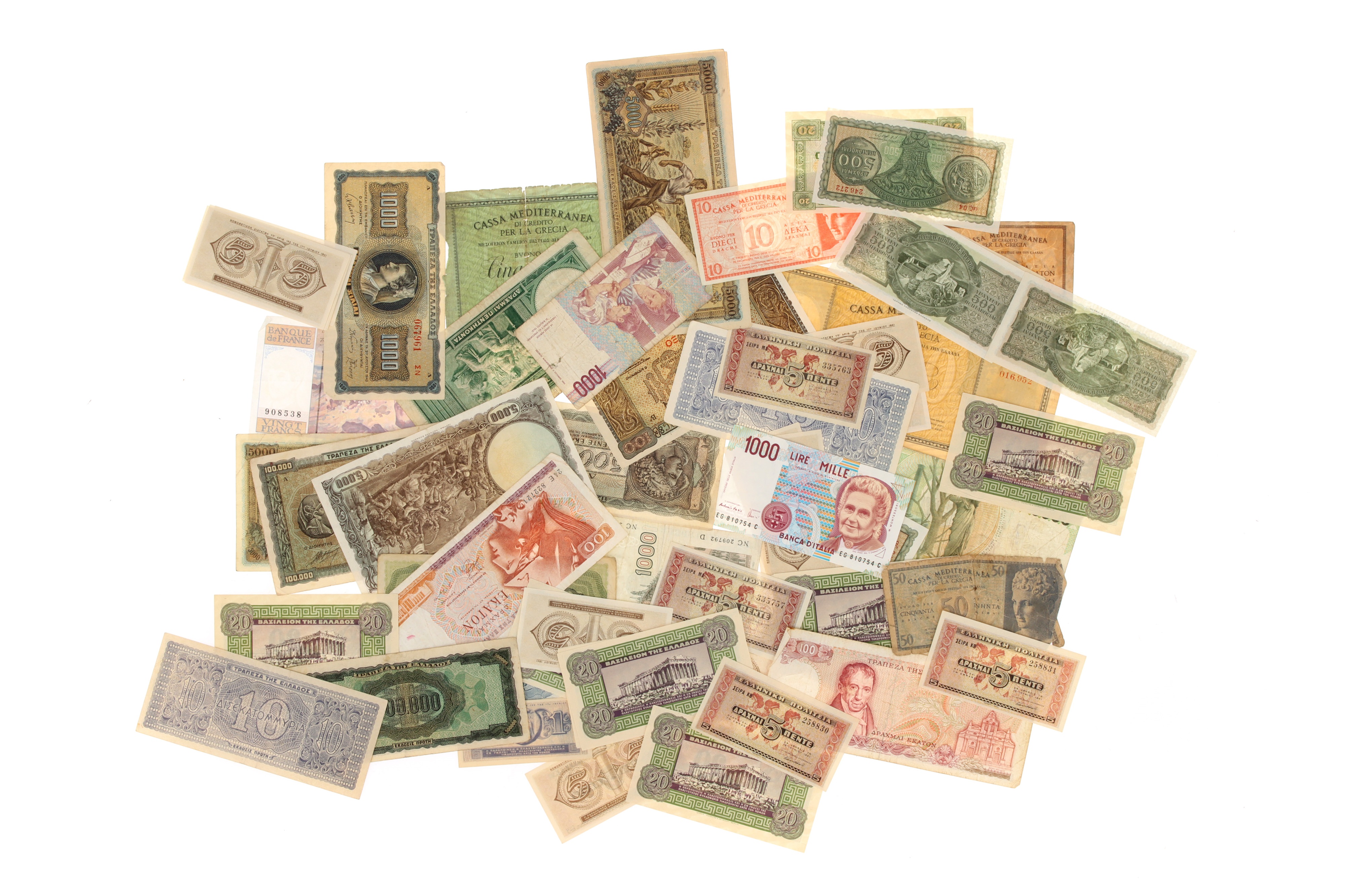 A Collection of Early Bank Notes,
