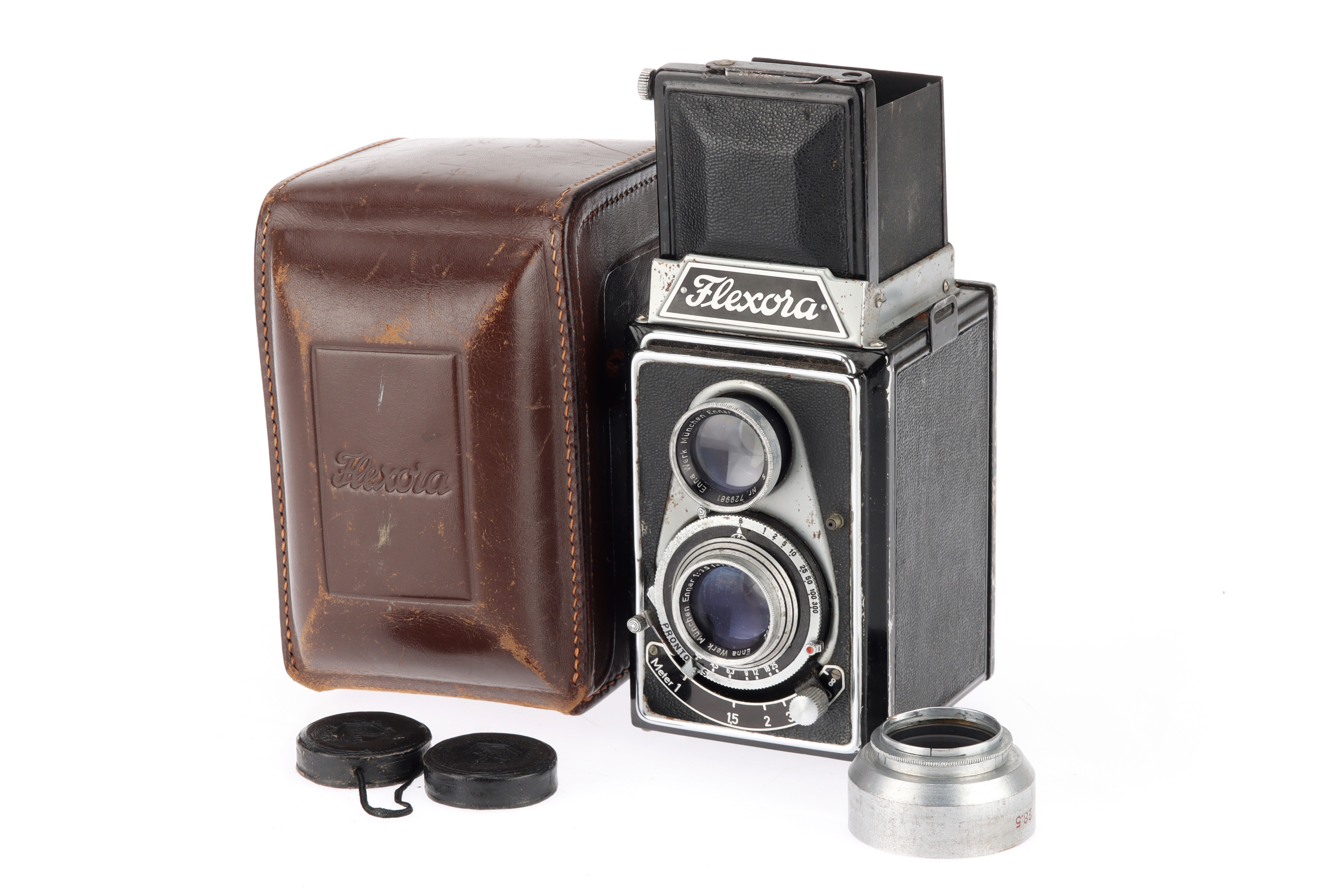 A Lipca Flexora Medium Format TLR Camera,