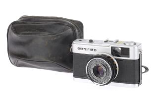 An Olympus Trip 35 Viewfinder Camera